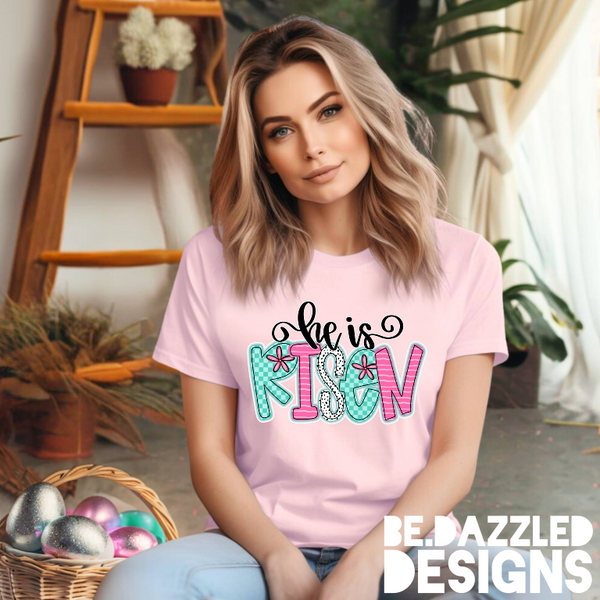 He is Risen- Teal