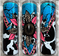 Wildflower Cow Print