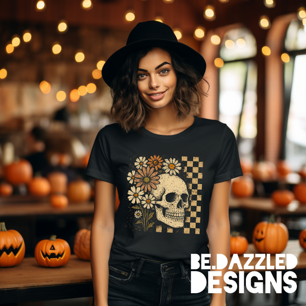 Vintage Skull- Check