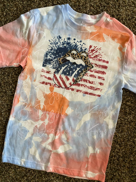 Patriotic Lips Tee
